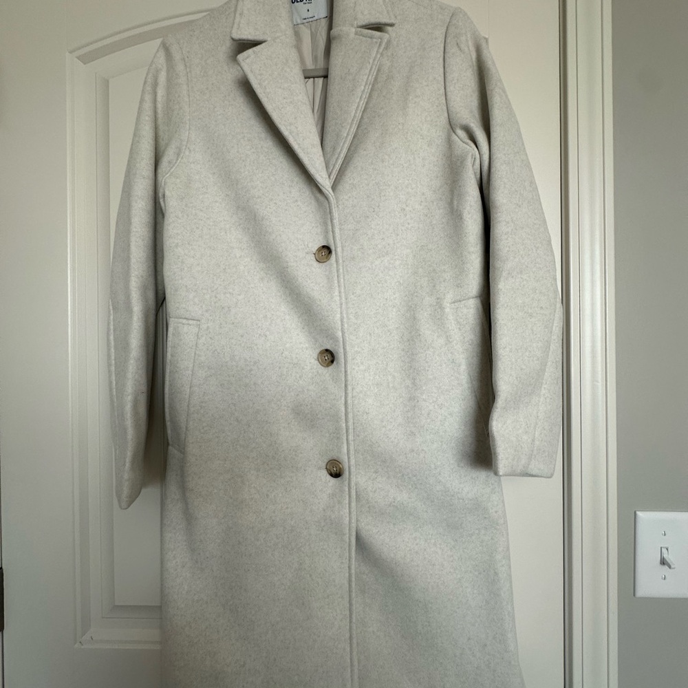Old Navy Cream Trench Coat
